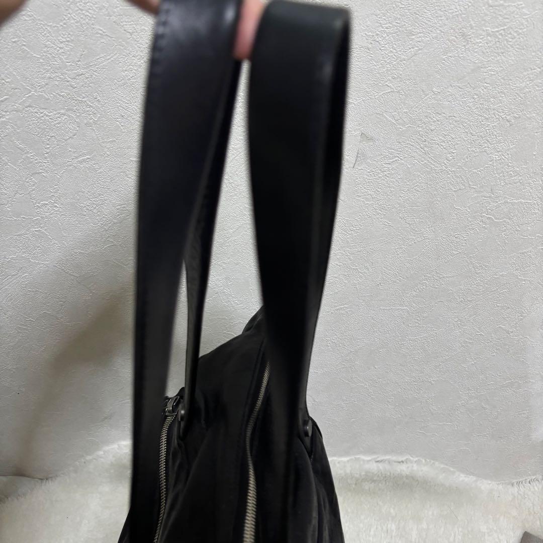 希少 ディーゼル トートバッグ 肩掛け A4 大容量 オールレザー 黒 y2k