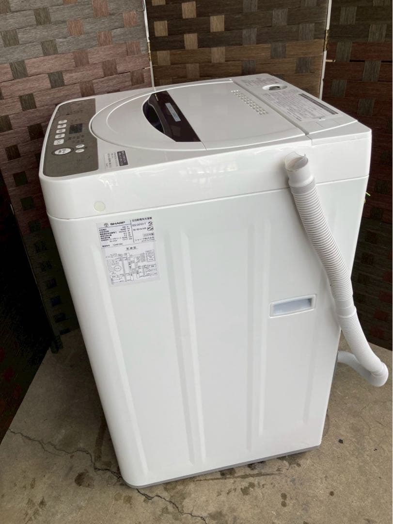 東京都23区送料込 ◆ SHARP 全自動電気洗濯機(TPS4841)