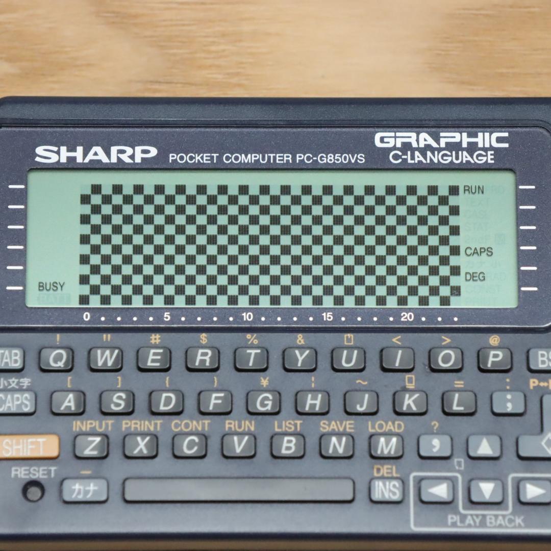 SHARP PC-G850VS ポケットコンピュータ (シャープ ポケコン)