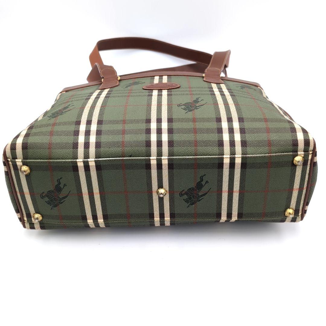 未使用級✨️ バーバリーズ トートバッグ ノバチェック シャドーホース 三層式