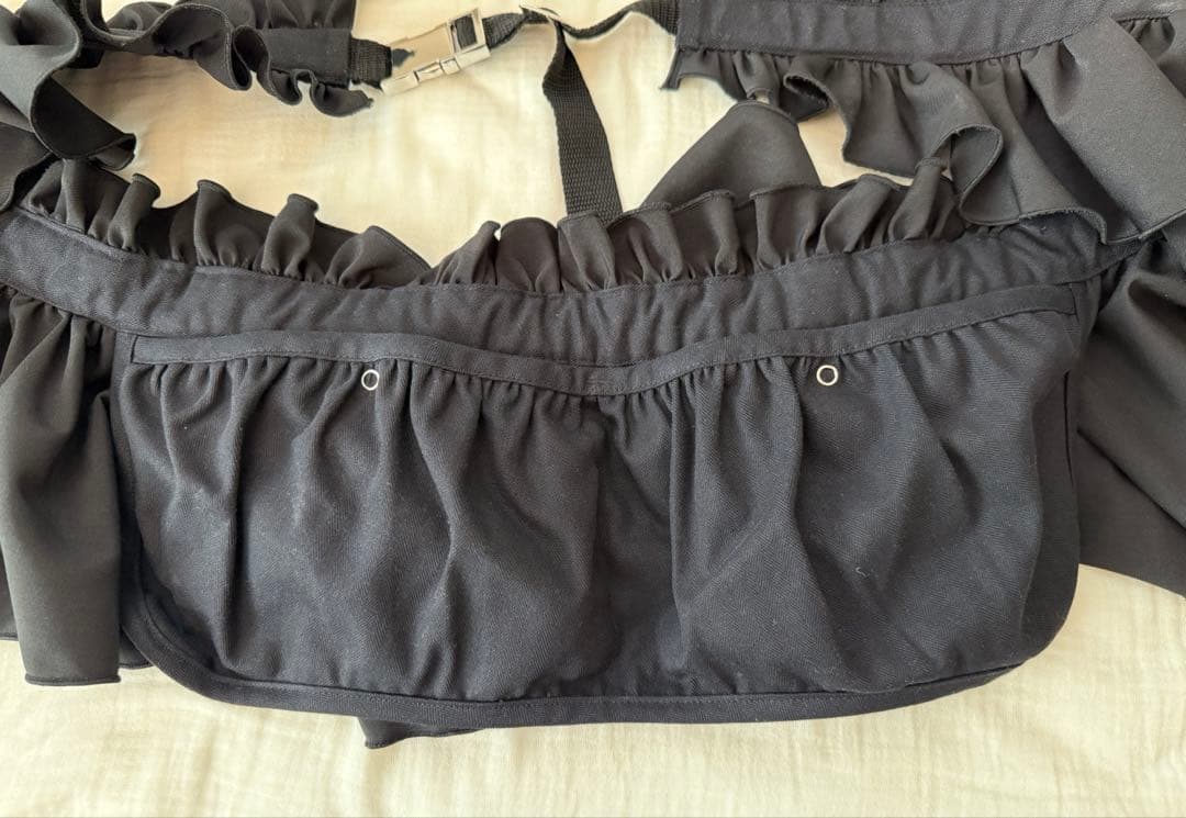 Orient millinery DORA フリルバッグ　ブラック