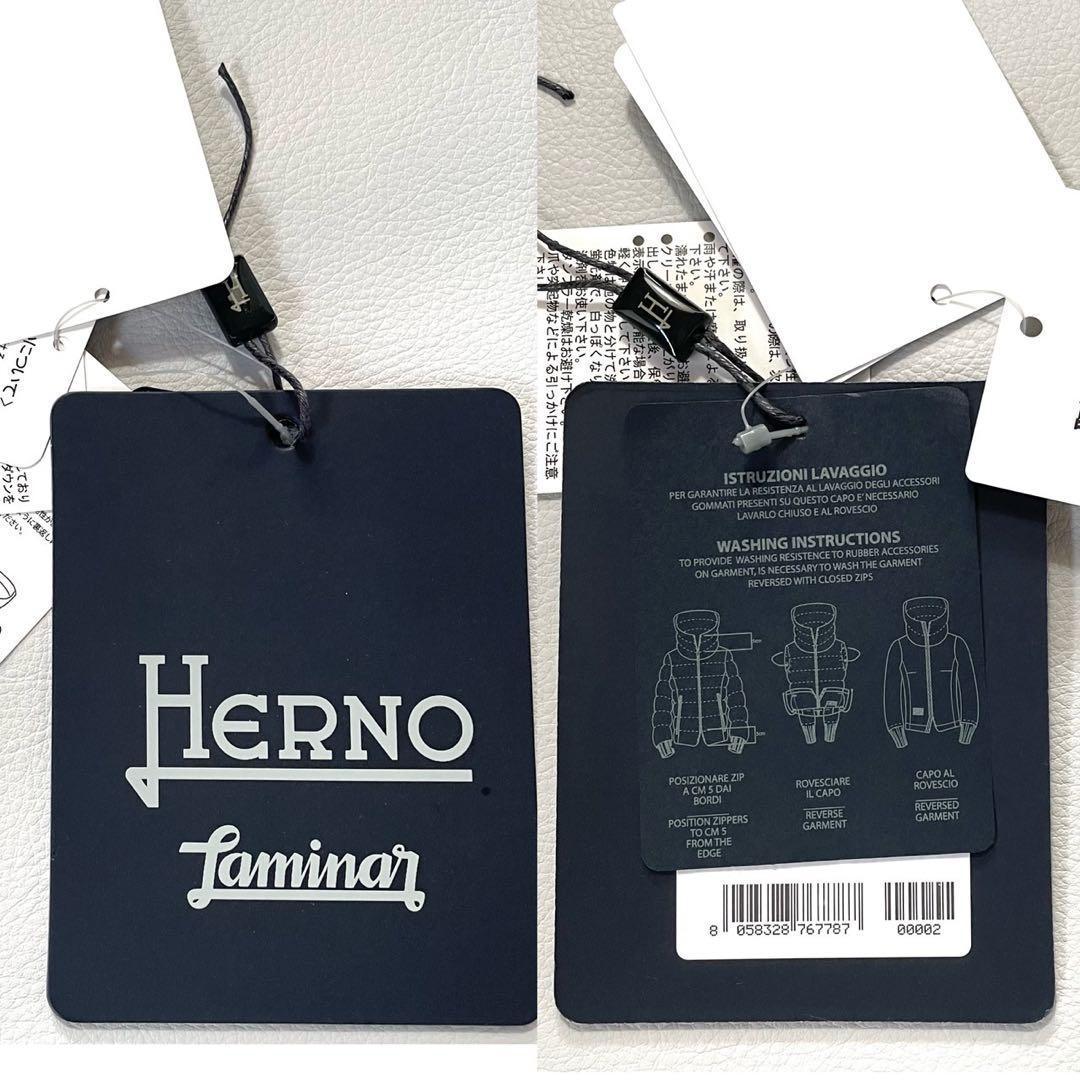 タグ付き＊HERNO ラミナー ダウンコート ブラック 48