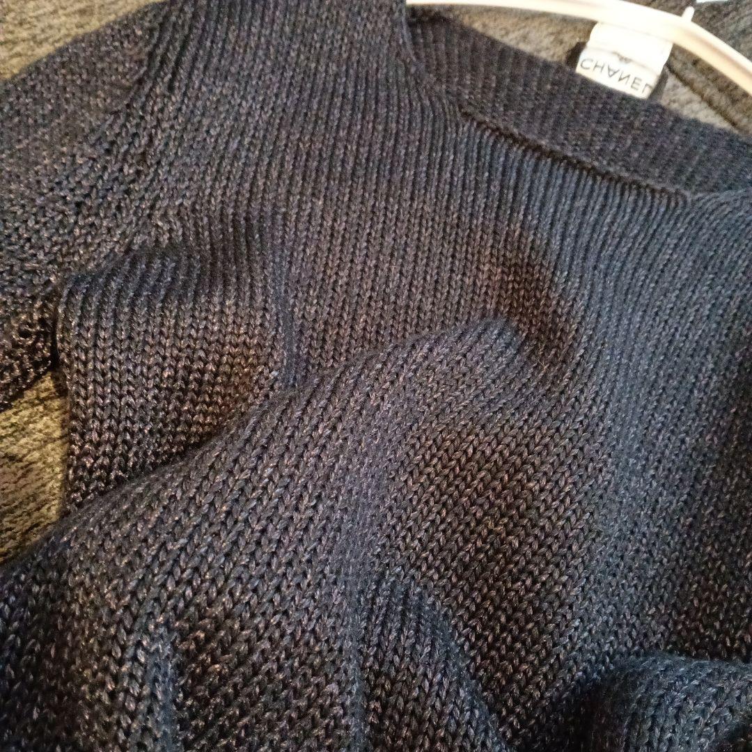 カリーナ　極美品　ココマークいっぱい　CHANEL シャネル　ニット