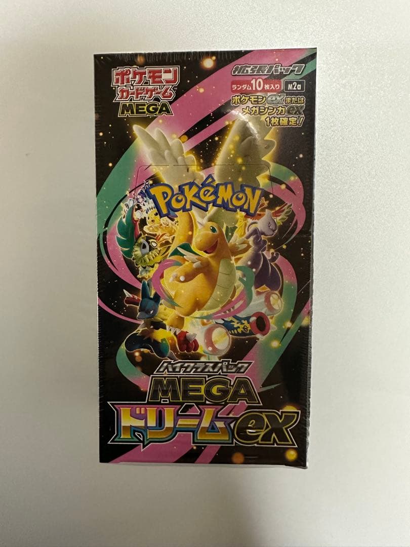 ポケモンカードゲーム MEGAドリームEX 新品未開封シュリンク付き　1BOX