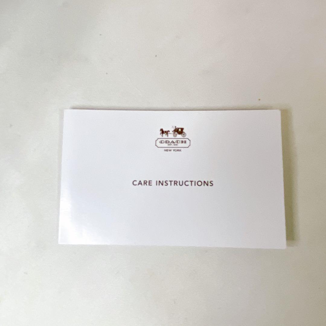 美品　COACH　2WAYトートバッグ　本革　オレンジ　ブラウン　タグ付未使用品