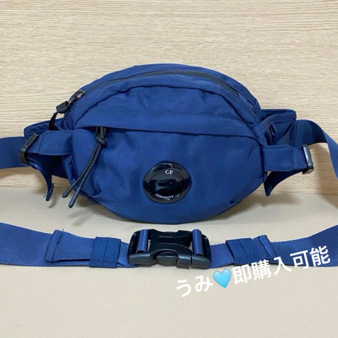 C.P. COMPANY ブルー ウエストポーチ 調整可能