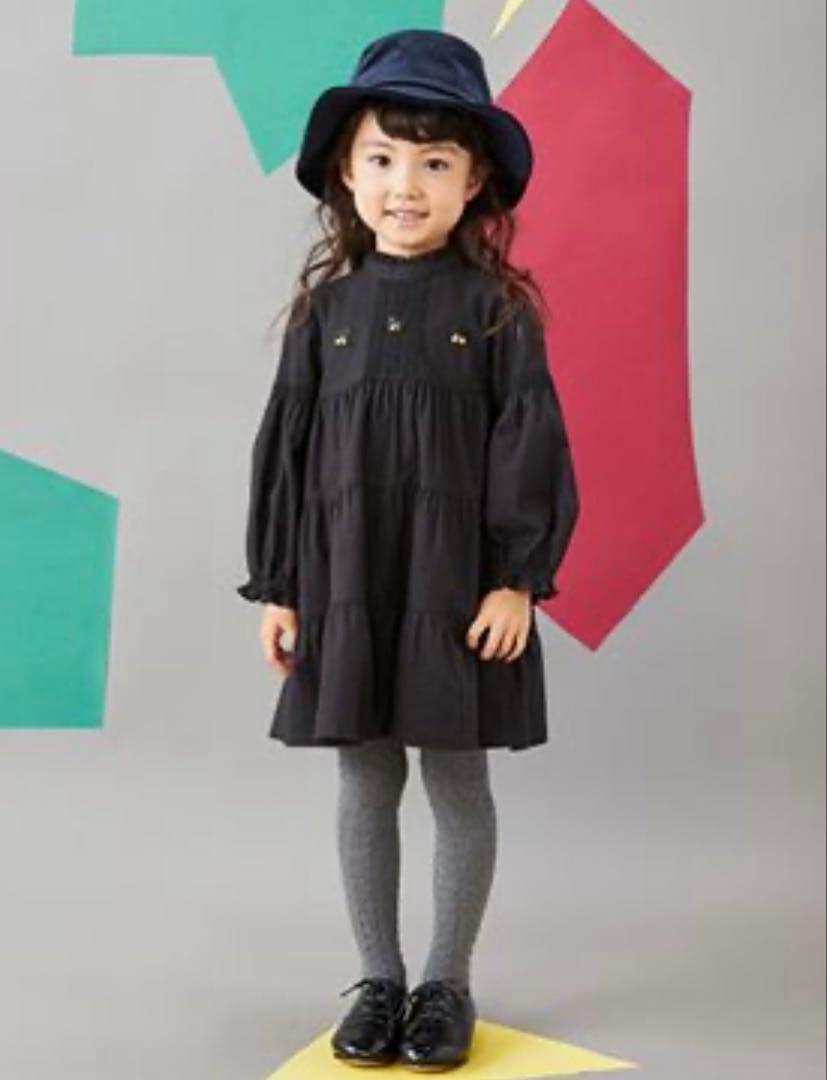 ファミリア　ティアードワンピース　120 美品