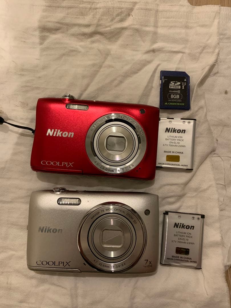 Nikon COOLPIX S2900,S3400 2台セット