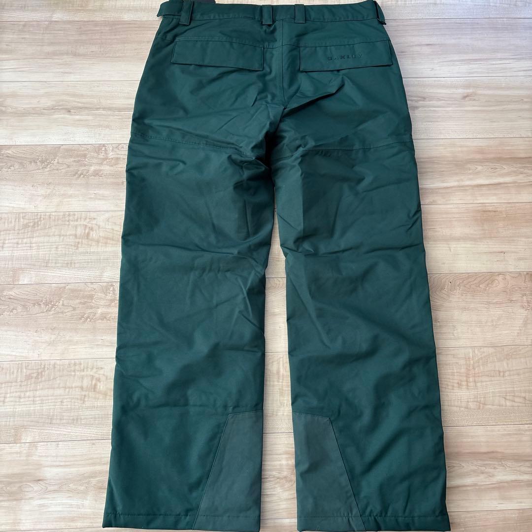 新品　オークリー　メンズ　スノーボードパンツ　グリーン　撥水　日本XLサイズ