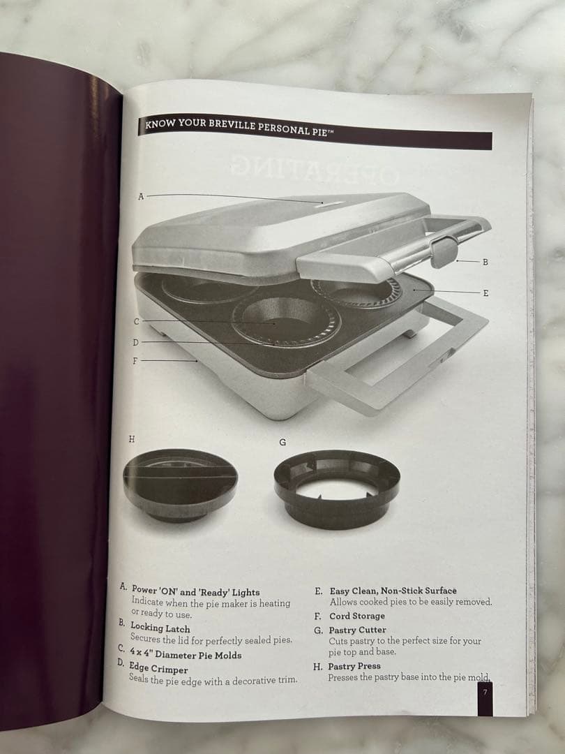 【レア】Breville Personal Pie Maker シルバー