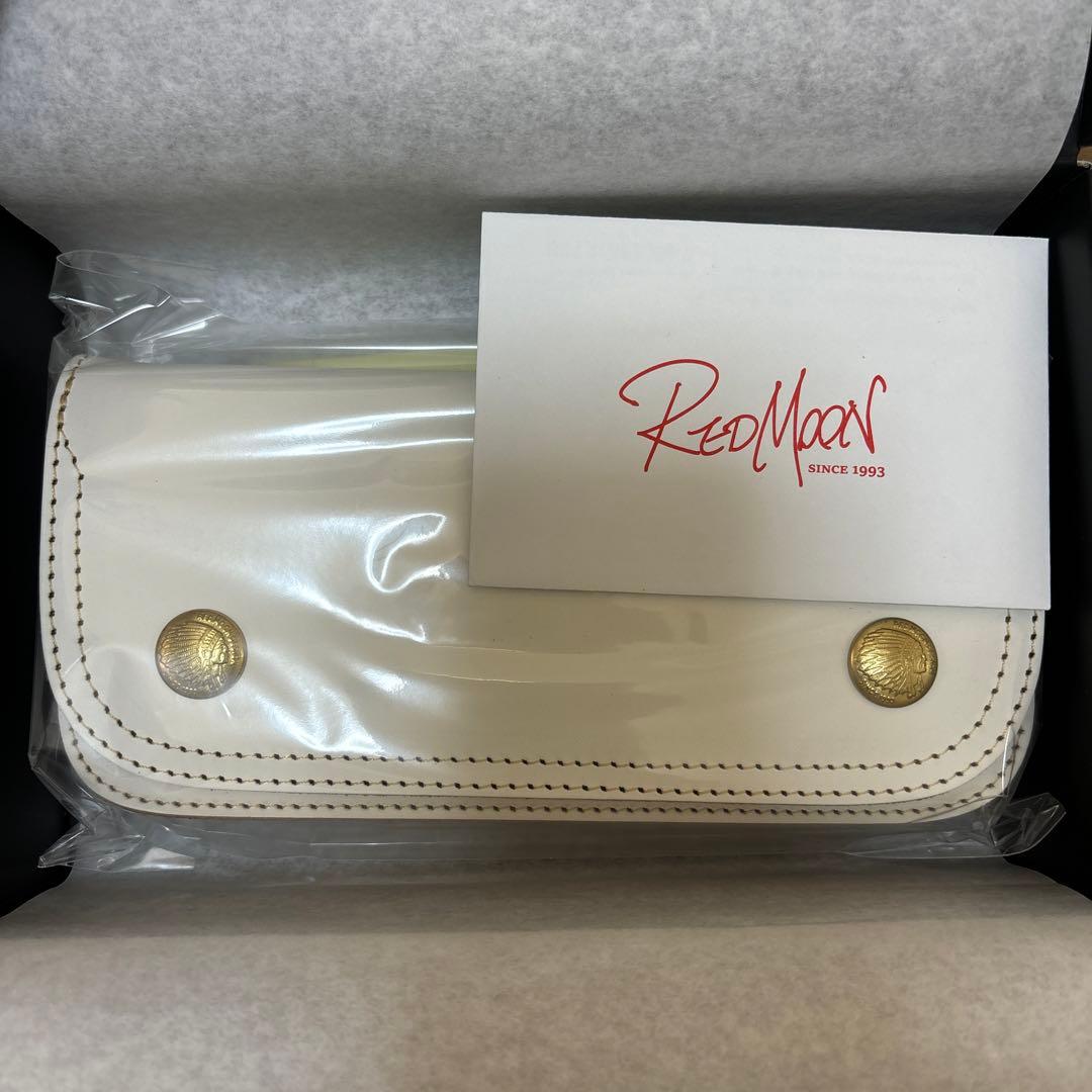 【新品未使用】RED MOON ホワイトレザー長財布