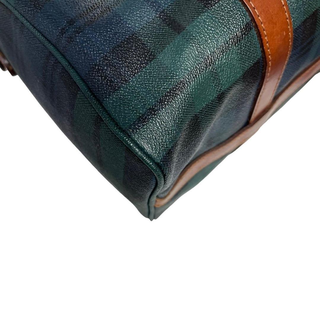 良品　ポロラルフローレン　ボストンバッグ　チェック柄　PVC