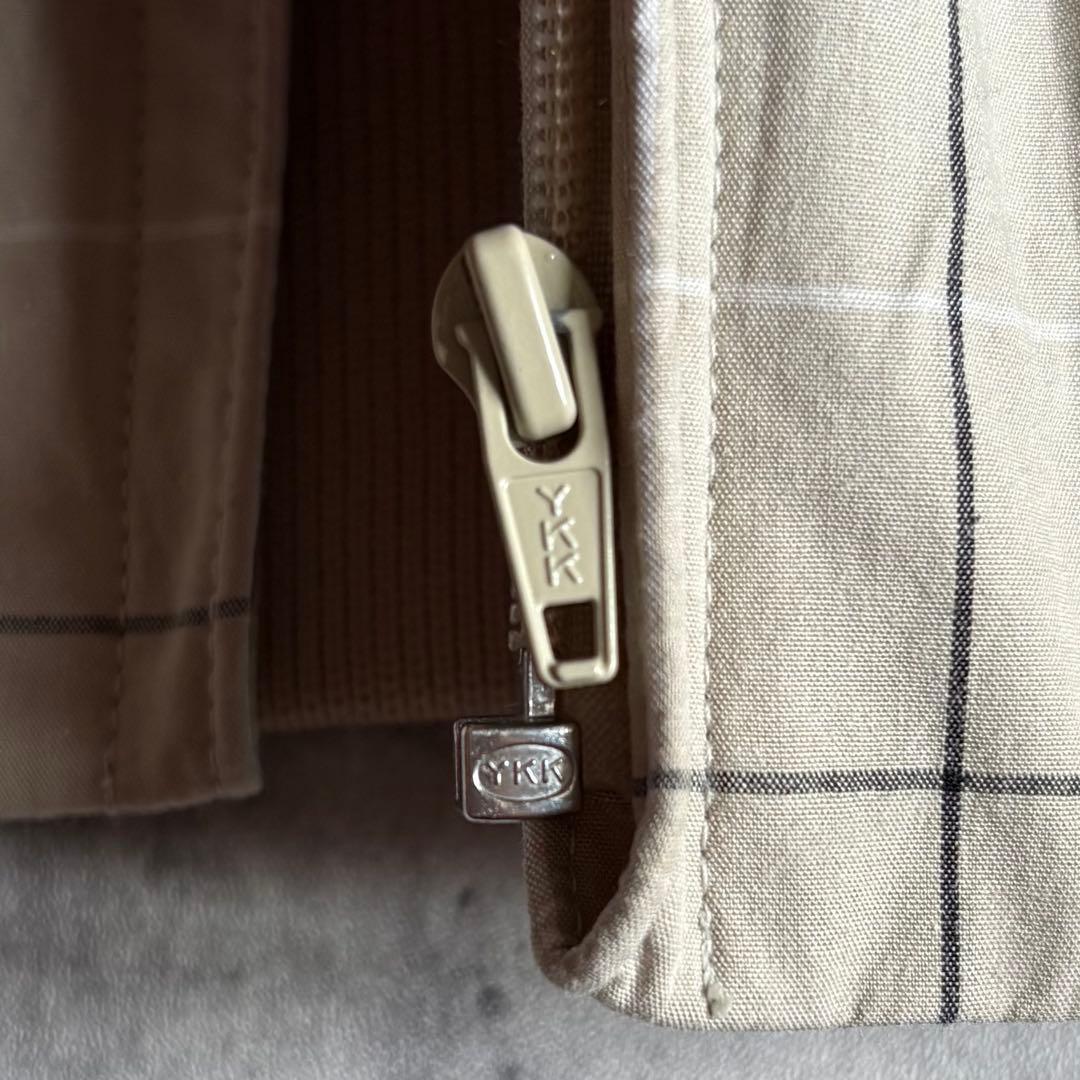 【BARACUTA】ハリントンジャケット　スイングトップ　チェック　短丈　UK