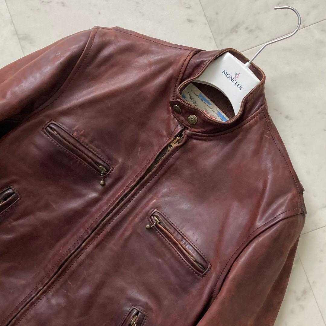 AERO LEATHER ホースハイド ライダースジャケット 馬革