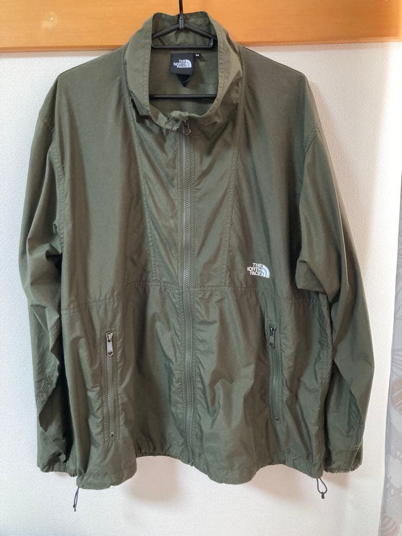 美品　ノースフェイス　コンパクトブルゾン　ジャケット　ニュートープ　カーキ　M