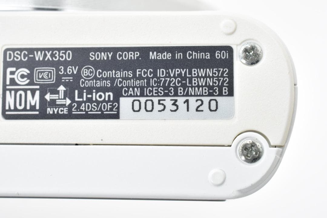 ★超美品★ SONY Cyber-Shot DSC-WX350　A060