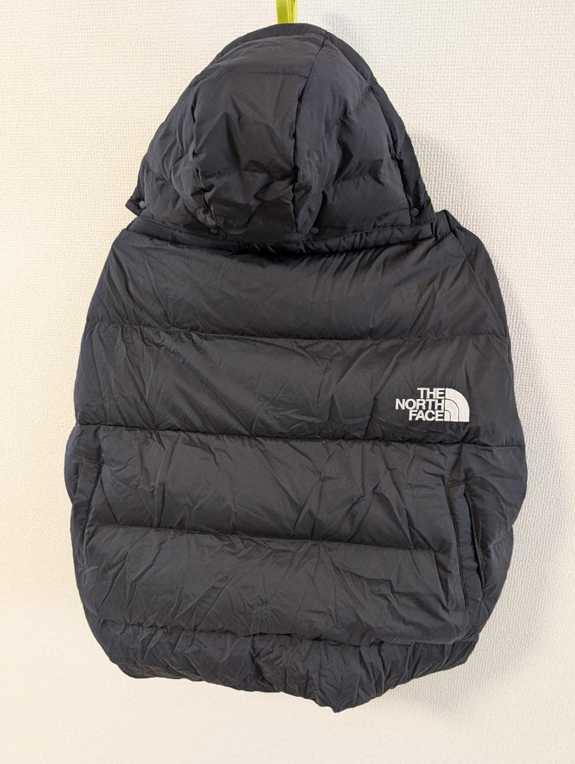 ノースフェイス　ベビーシェルブランケット　黒　中綿ダウン