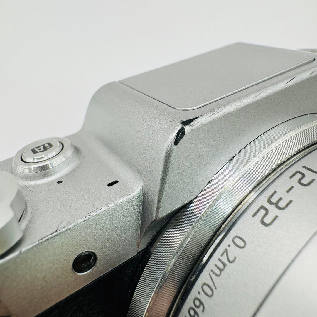 【美品】Panasonic LUMIX DMC-GF7W ミラーレス シルバー