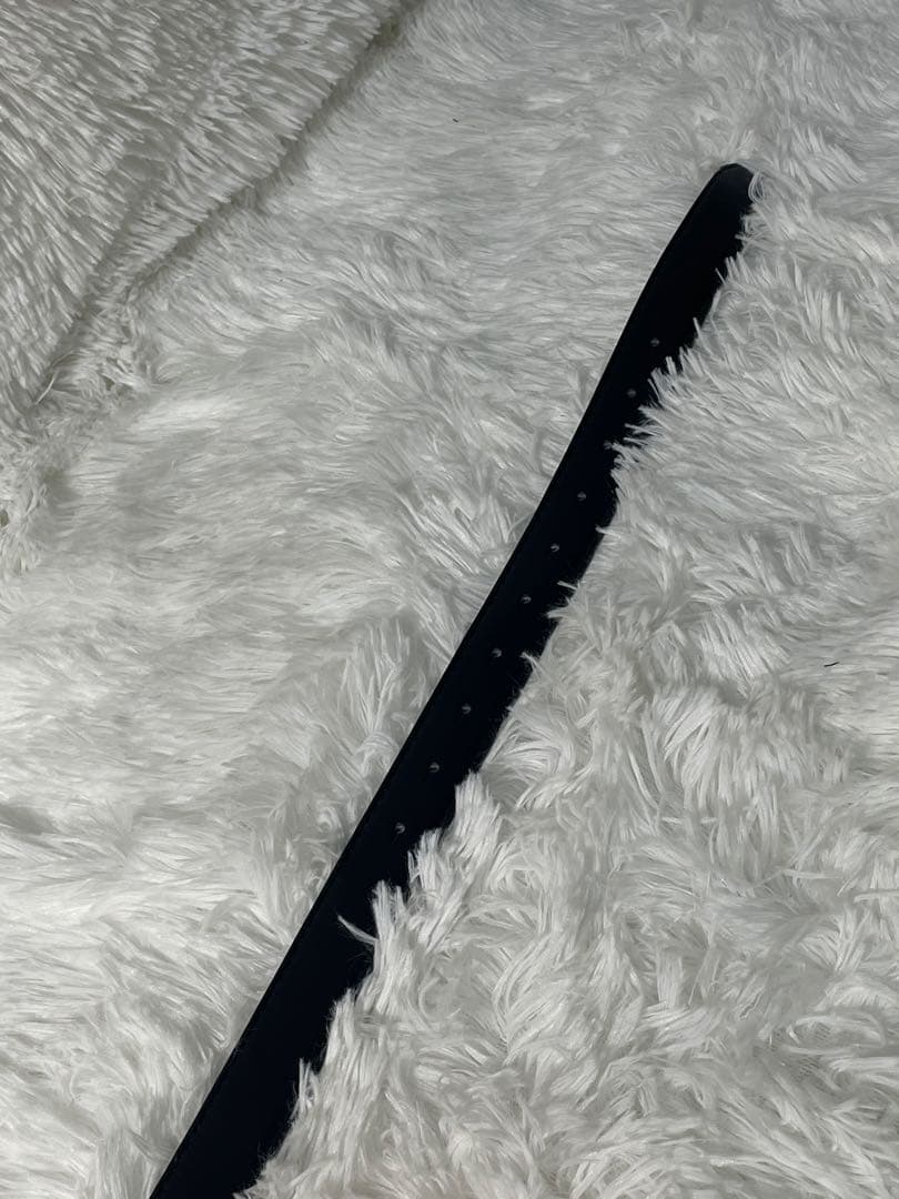 美品　GUCCI グッチ GG柄プレートバックル 本革　レザーベルト