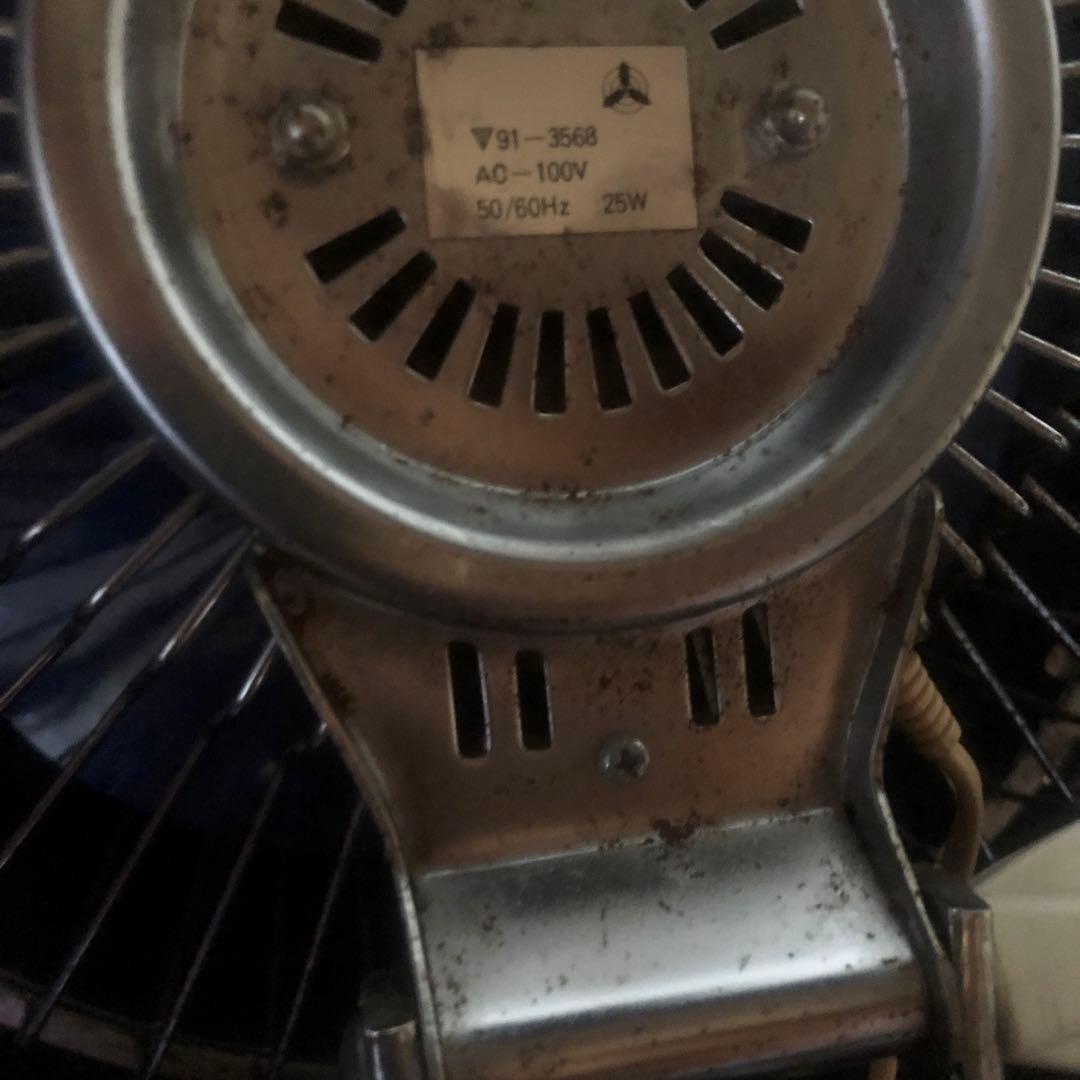 昭和　レトロ　三菱　Castle 扇風機　ヴィンテージ　アンティーク　インテリア