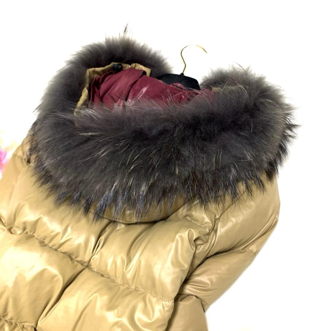 ★未使用級　デュベティカ　ダウンコート❤︎カッパ　2way ❤︎ラクーンファー　ML