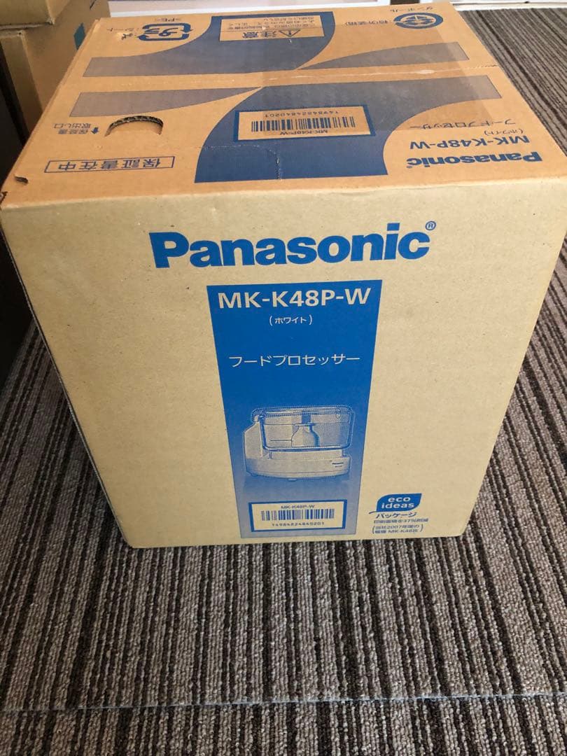 未開封　新品Panasonic フードプロセッサー MK-K48P-W