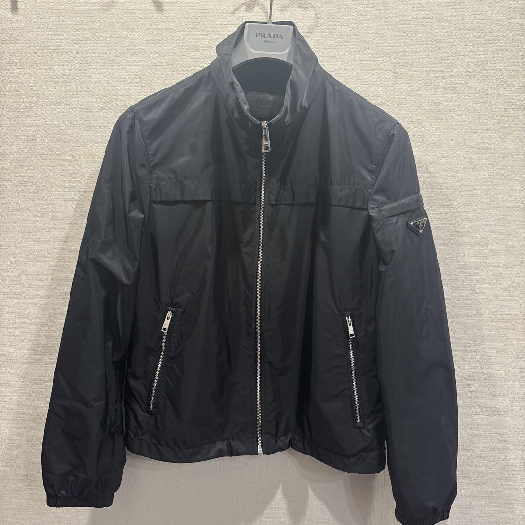 美品　PRADA プラダ　ナイロン　ジャケット　三角ロゴプレート