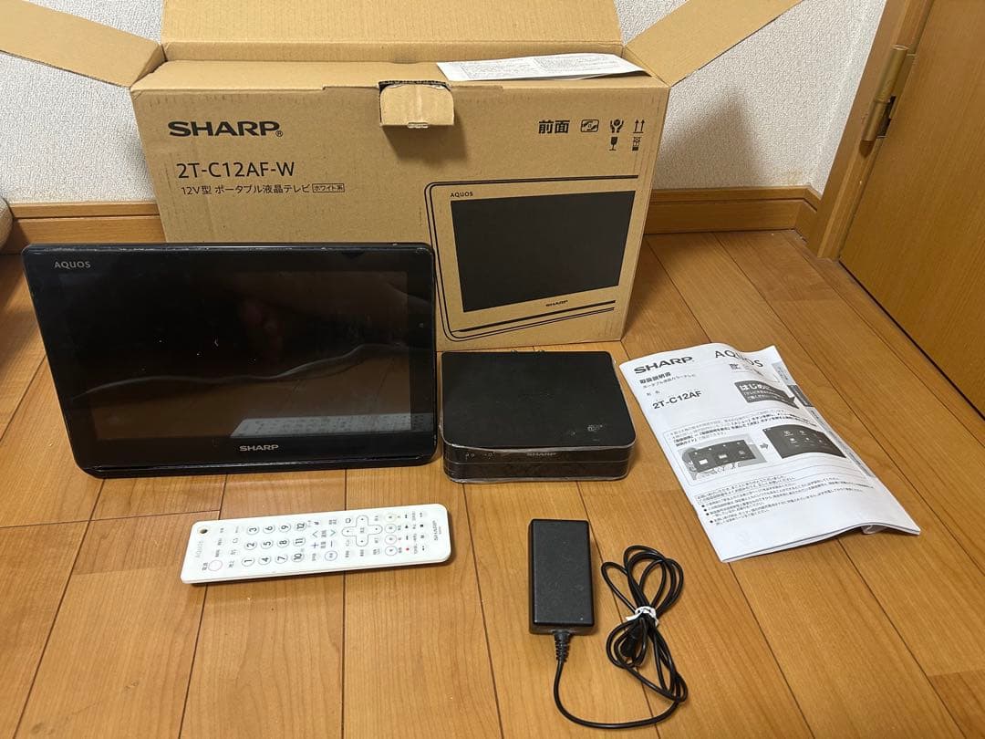 SHARP ポータブルテレビ 2T-C12AF ジャンク品