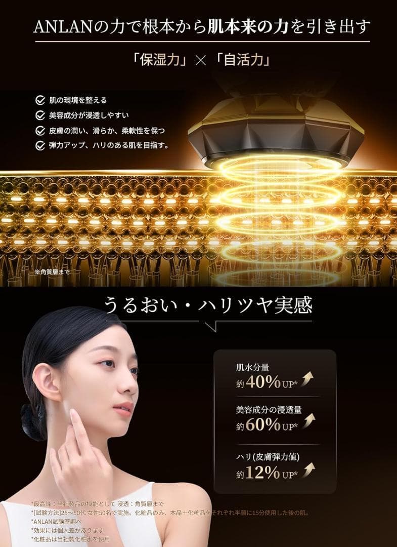 美顔器 リフトアップ ems リフトケア美顔器 ANLAN 定価2万9,800円