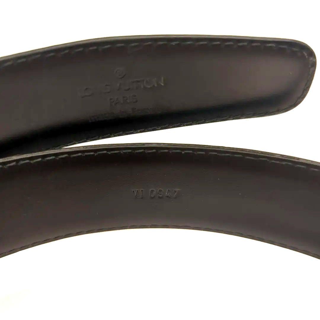 Louis Vuitton エピ ブラック ベルト ゴールド 即日発送