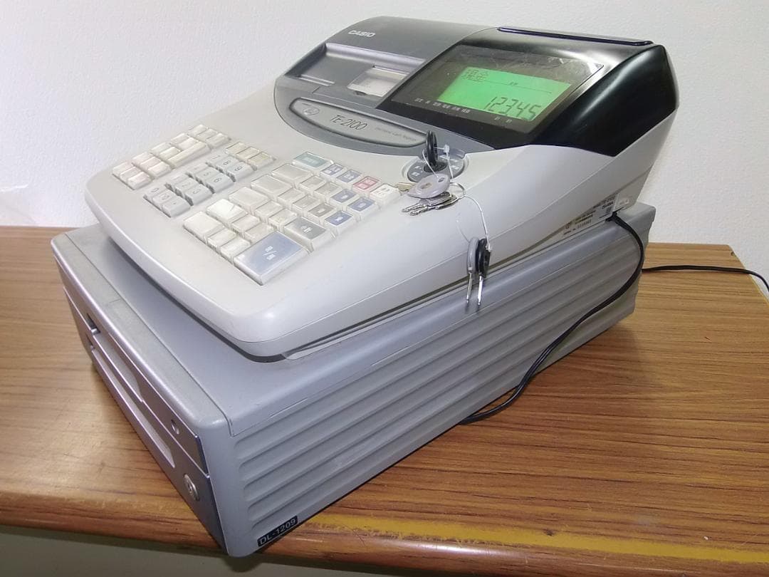 2/4物販向15部門２レシートカシオレジスター軽減税率対応TE-2100