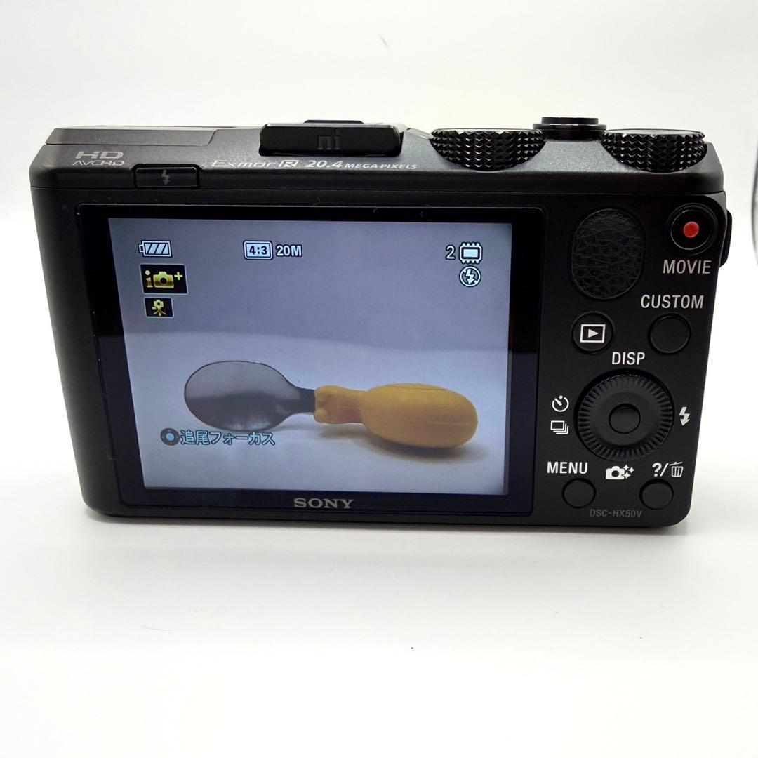 【箱付き/動作品】SONY DSC-HX50V コンデジ 光学30倍 Wi-Fi