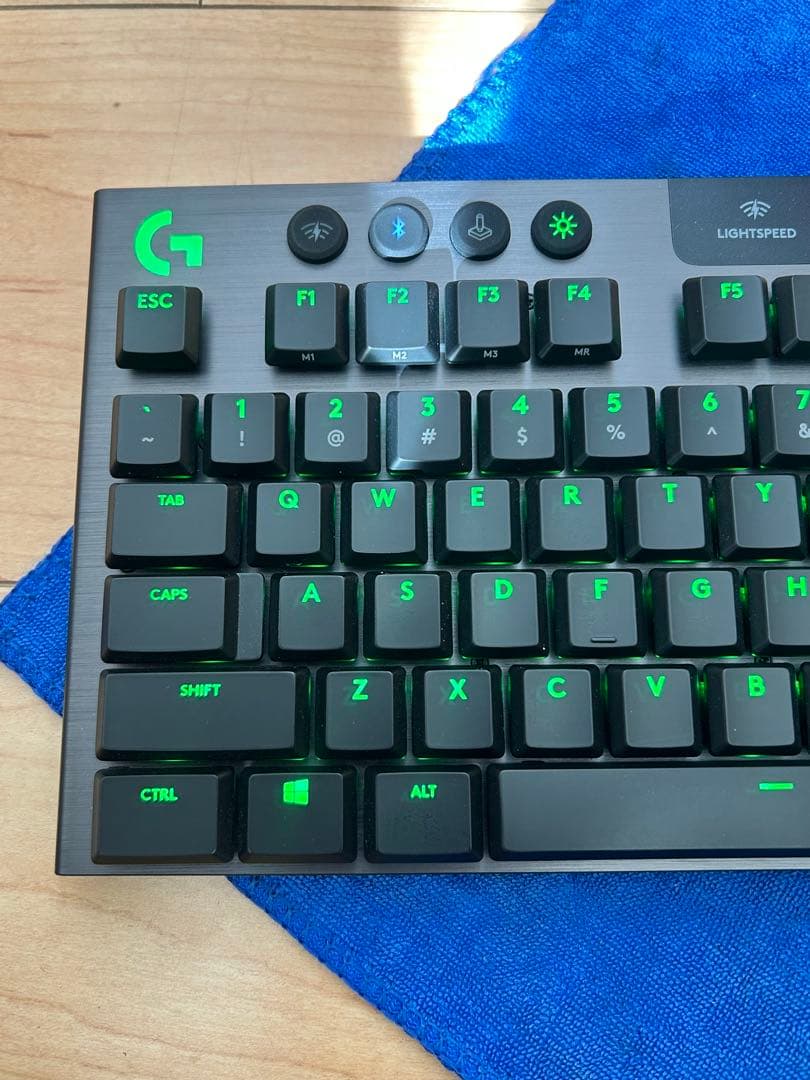 2台セット Logitech G915 TKL ゲーミングキーボード ワイヤレス