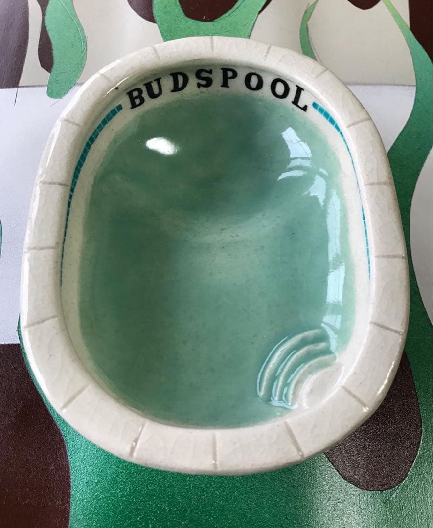 BUDSPOOL ASHTRAY 灰皿 舐達麻 ブルー 新品未使用