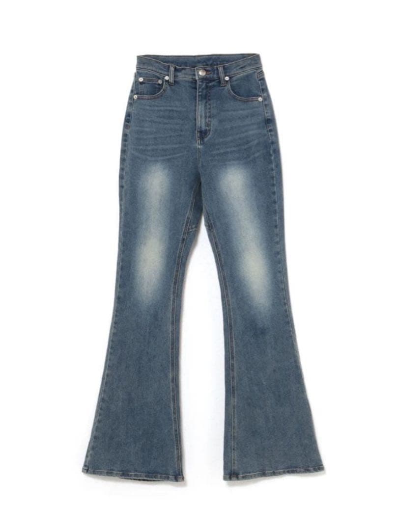 ANDMARY♡Lacey ribbon heart hip denim M新品