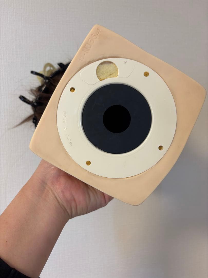 ブラウン アップスタイルウィッグ