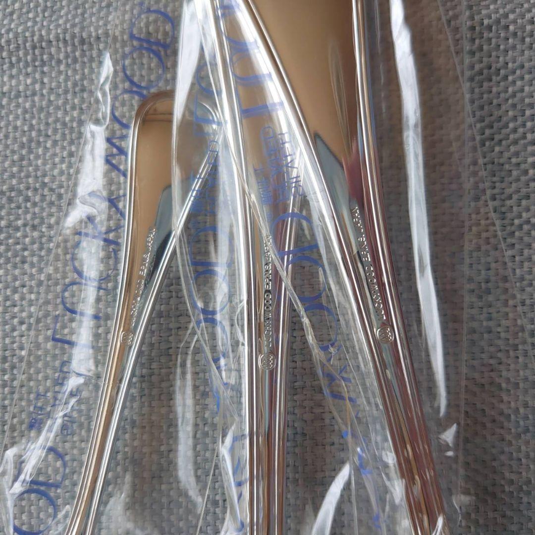 LUCKY WOOD 洋白銀器 EPNS ロムネー カトラリー4本セット未開封