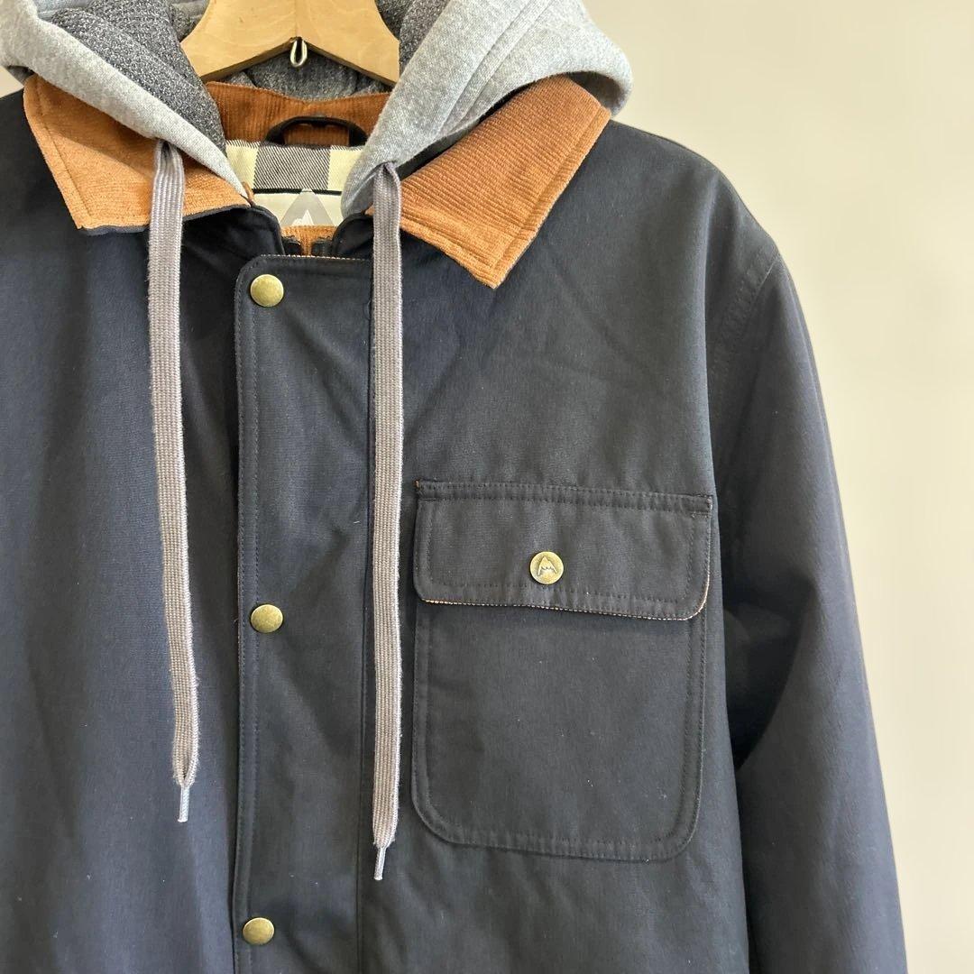 バートン　ダンモアジャケット　フード　パーカー　ブラック　フリース