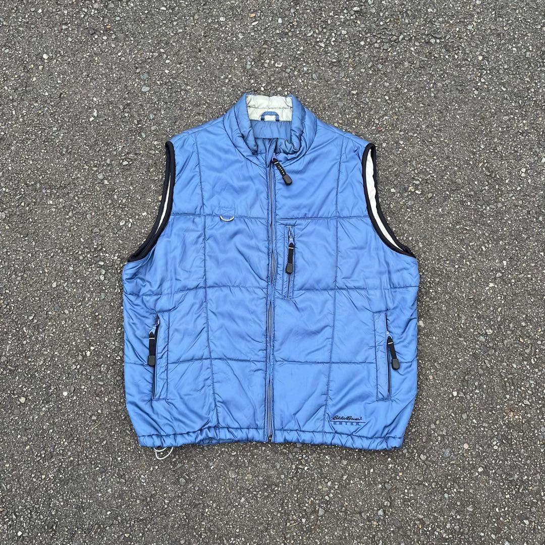 90s 00s EBTEK Primaloft ダウンベスト 中綿 テック