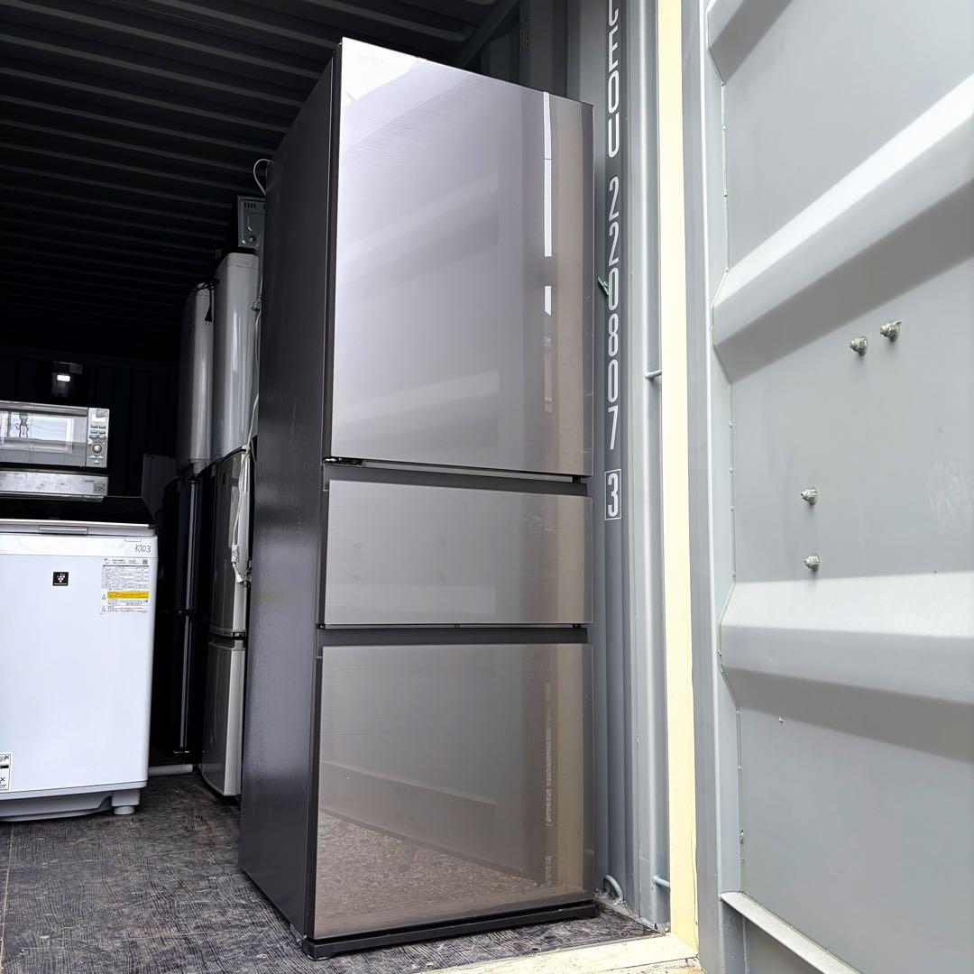 378取付無料！定価約14万！ほぼ新品！東芝ベジータ高性能シルバー3ドア冷蔵庫