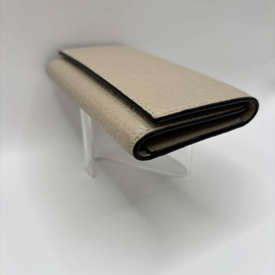 LOEWE キーケース　6連　リピートアナグラム　ライトオーツ　ベージュ