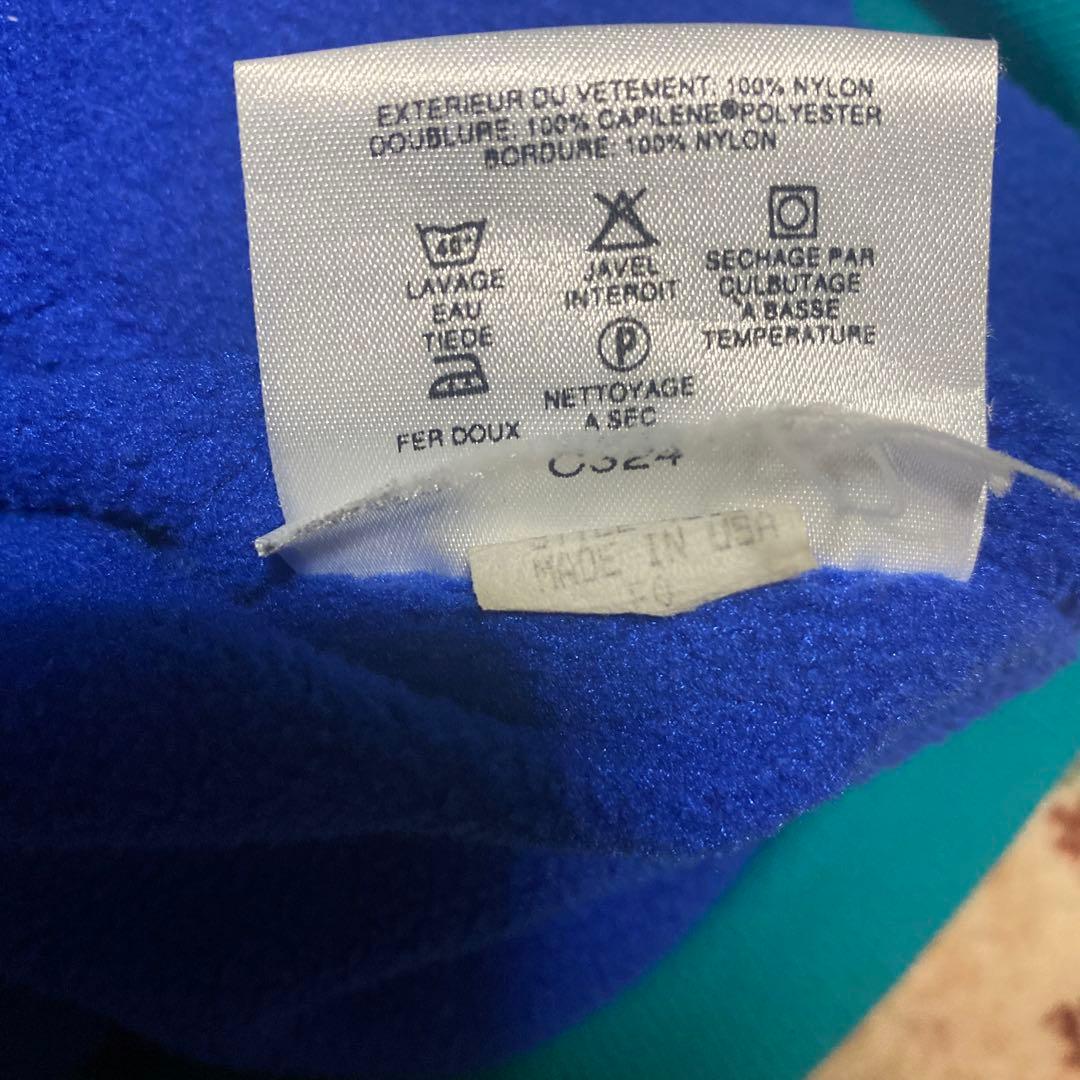 90s パタゴニア USA製 シェルドシンチラ　ジャケット ®️タグ　ターコイズ