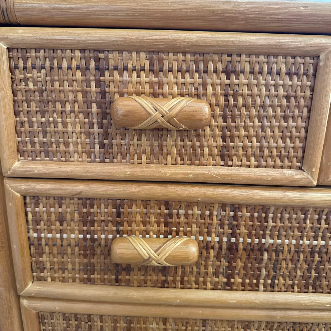 ラタン　チェスト　NISSAN製