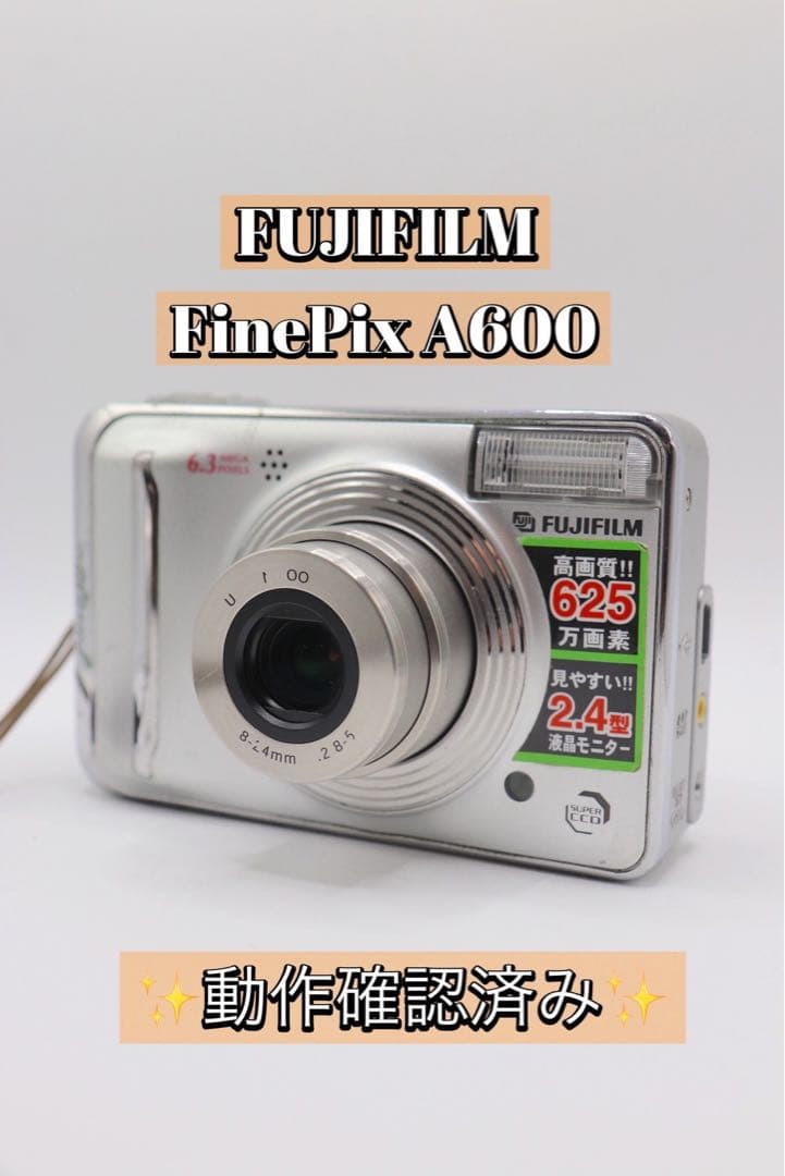 ✨動作確認済み！✨FUJIFILM FinePix A600単3電池で使用可能！
