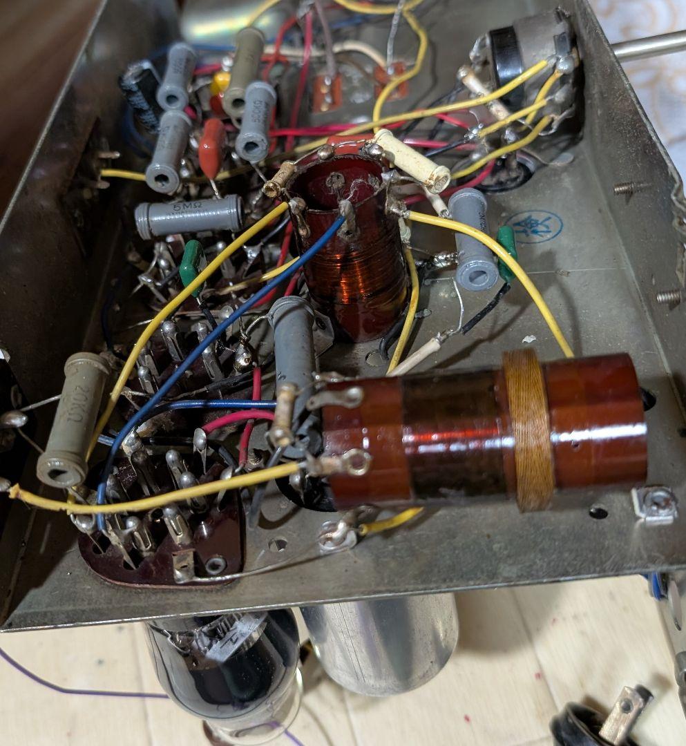 マツダ614A　昭和レトロ真空管ラジオ　bluetooth付　家族団らん