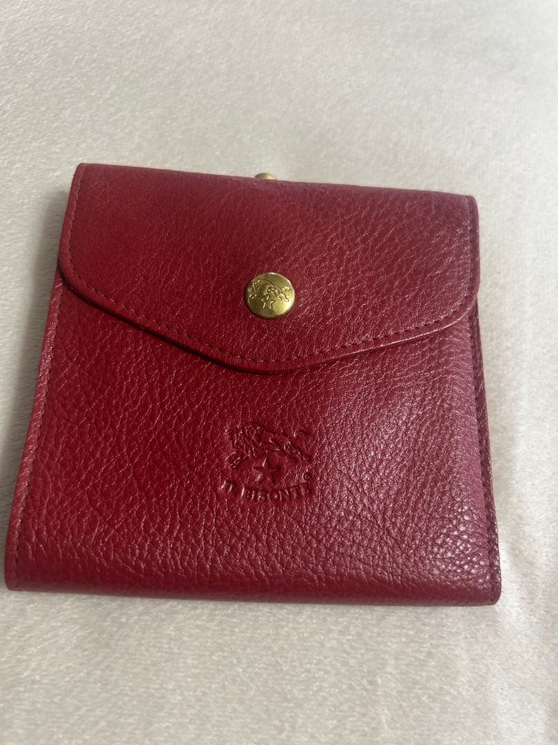 イルビゾンテ　がま口　財布　新品　ボルドー
