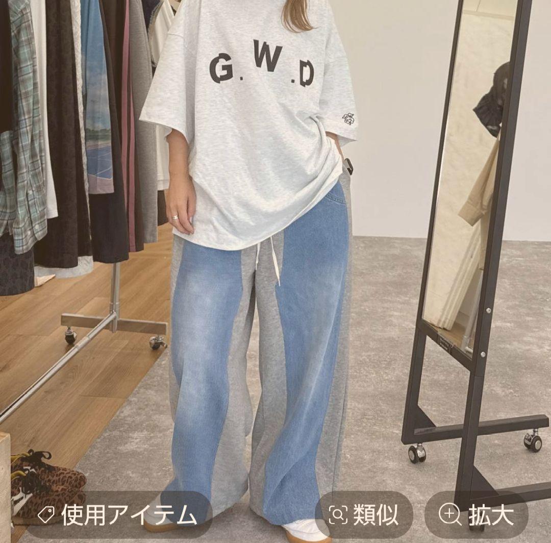 新品未使用MODE NORM CORE モードノーム デニムパッチワークパンツＬ