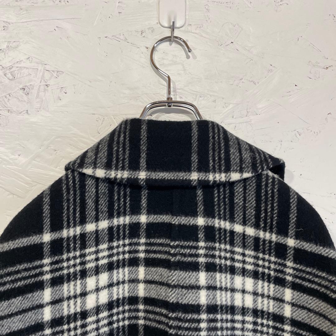 日本製【UNITED ARROWS】ウールナイロン2ポケットハーフコート　38