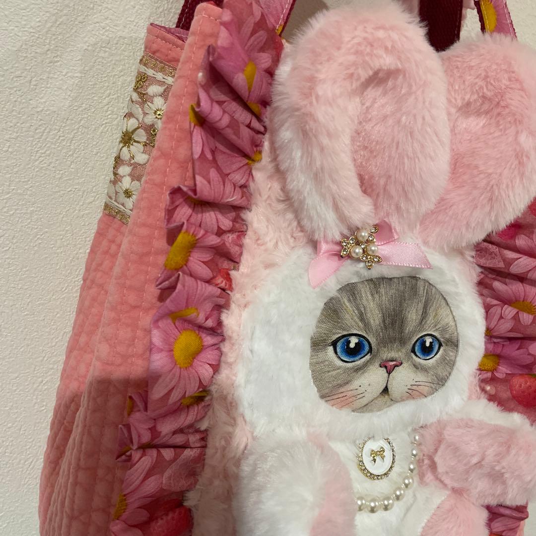 コヤンイサムチョン　うさぎルミちゃんポーチ付きビックトートバッグ