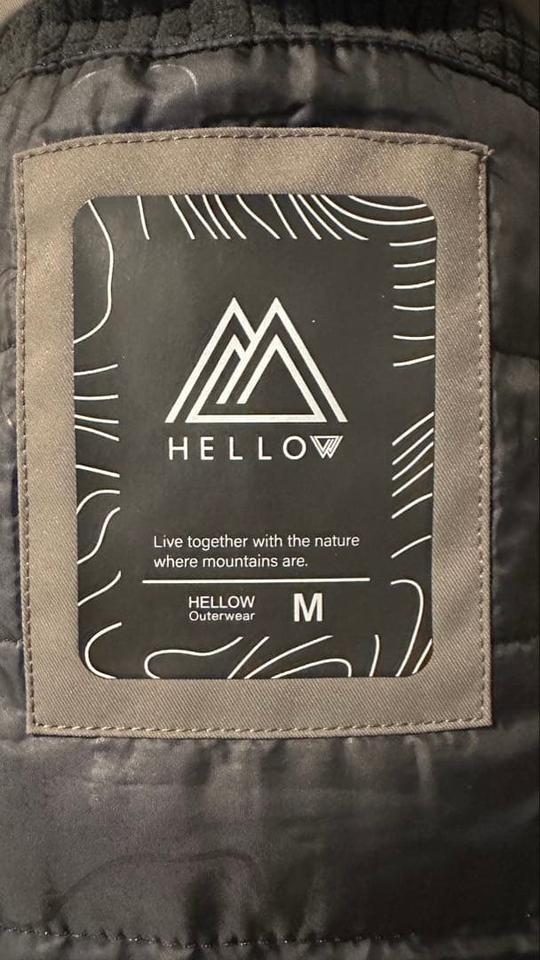【HELLOW】 ハロウ ジャケット M ブロンズ／オリーブ